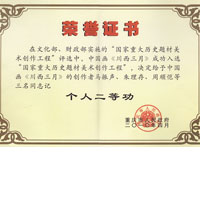参与创作的《川西三月》获个人二等功